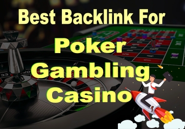 250 Casino,  Poker,  Gambling High Quality web2.0 Backlinks on high authority sites