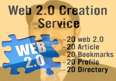 I will do Web 2.0 Link building for your website with high DA page