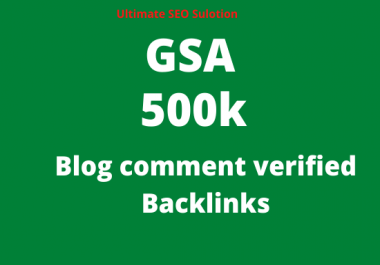 create 500k blog comment seo backlinks