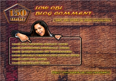 do 200 blog comments on actual page of high da pa links manually