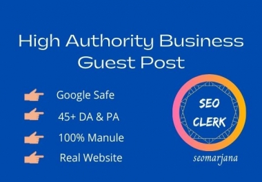 I will publish business guest post on 45+ da real business blog