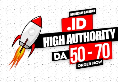 Indonesian blogs - Build 20 super high DA 70-50 dofollow backlinks