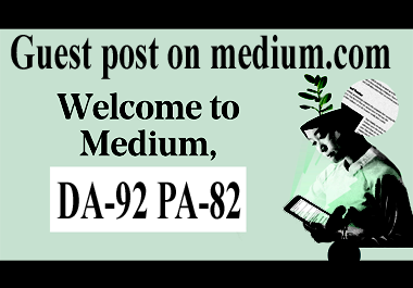 guest post on medium. com high DA site