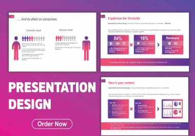 I will design professional powerpoint presentation