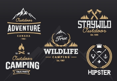 I will create unique vitage retro and badge logo within 24 hours