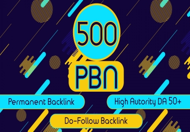 Rank your website fastly using 500 PBN Backlinks High Matrics DA 50+ High Quality