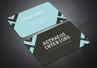 I will design a modern business card for you
