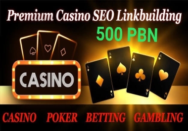 500 PBN Backlinks DA 50+ Casino,  Gambling,  Poker,  Slot 2022 UPDATED