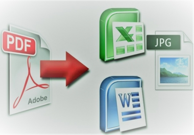I will data enter for you and convert your images and pdf files into word or excel