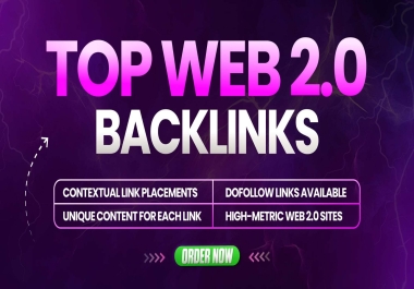 Premium 50 High DA/DR Web 2.0 Backlinks That Skyrocket Rankings