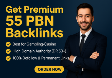 55 Unique DR 50+ PBN Links - High Authority & Permanent