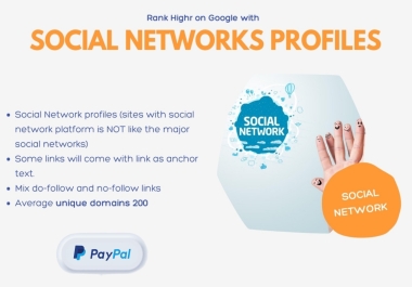 Get 500+ High Quality Social Profile Links