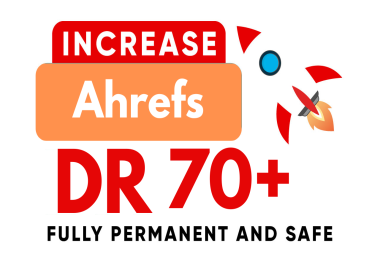 I will increase domain rating DR 70 Ahrefs