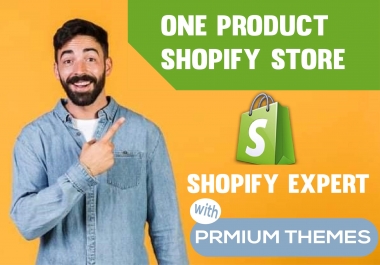 I will create shopify store,  dropshipping store with winning products