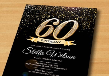 I will design eye catching birthday card