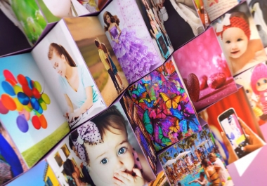 I will create awesome unique slideshow video for business