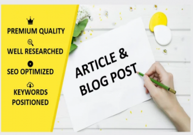 i will write a professional blog post