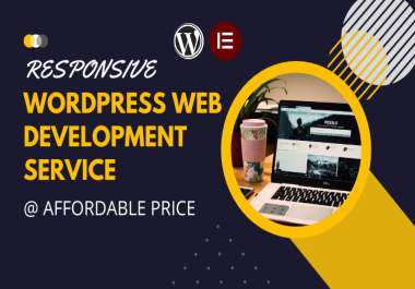 I will develop responsive WordPress website with premium theme