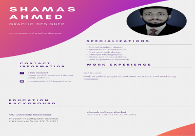 I will provide professional resume writing service and professional resume design
