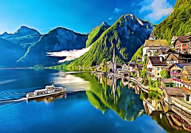 I will convert your favorite 03 photos into oil painting