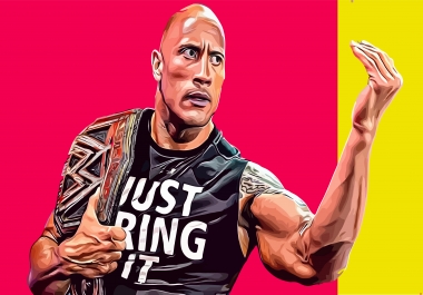 I Will Create Realistic Cartoon portrait or Vector Portrait Of You