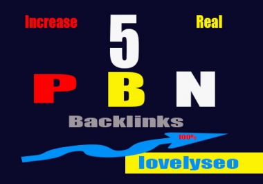 Create 5 Homepage PBN Backlinks