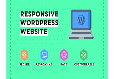 I will create Responsive Wordpress Website for your Business