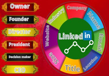 Targeted Linkedin lead generation Prospect List Building