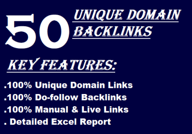 I will 50 unique domains manual blog comments backlinks da, pa.