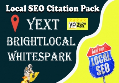 I will 32 USA local citations and business directories from YEXT