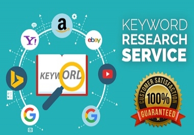 do SEO keyword research google youtube instagram ebay and competitor analysis in 24 hours
