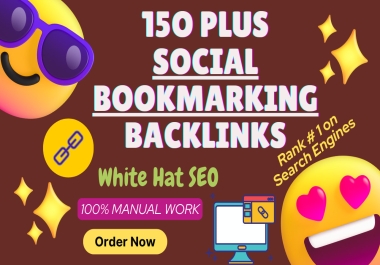 I will do 150 social bookmarking for you High DA PA 30 to 90