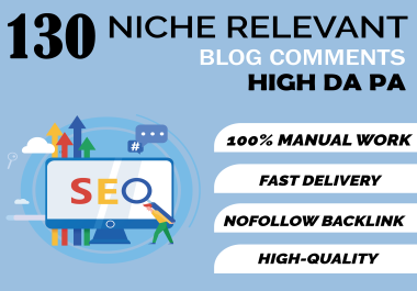 130 Niche Relevant BLog Comment All Low OBL