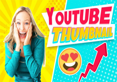 I will design 4 youtube thumbnail within 10 hours