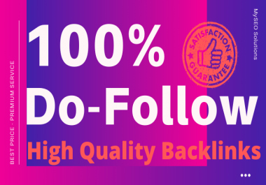 Build 150 High Quality 100 Do-Follow Backlinks - Mix Platforms