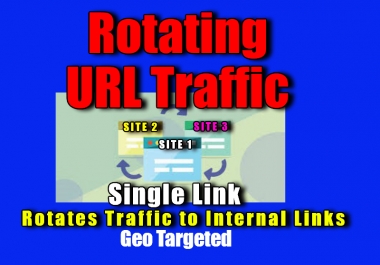 I will Rotate Traffic to your Main URL + Internal links. Adsense safe - 2000 visits per day