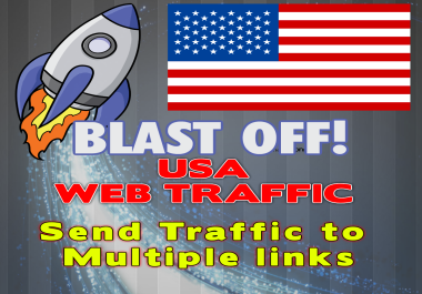 50000 USA WEB TRAFFIC SPECIAL OFFER - 1 order - upto 10 URL's - Daily 1600 visitors