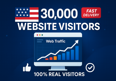30,000 Real USA Website Traffic in 30 Days