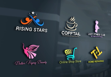 I will do minimalist,  unique,  custom logo design for your business