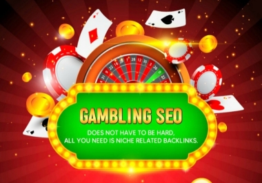 Rank Top on Google with 1000 PBN Poker/Casino/ Betting DA 50+ backlinks. HIGHLY RECOMMENDED