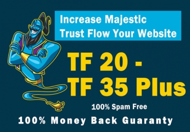 I will increase your website trust flow TF 25+ for google rankings