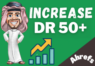I will increase your website domain rating 50+ for google rankings