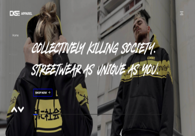 Custom One-Page Website using HTML/CSS/JS