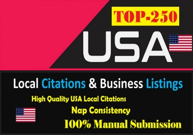 I will build 30 USA local citations and business directories