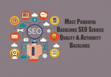 500 Most powerful backlinks SEO service with quality & authority backlinks