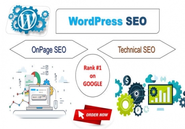 I will do Onpage SEO and technical optimization for WordPress site