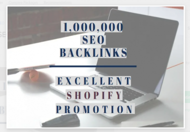 I will do 1 million SEO backlinks for promotion