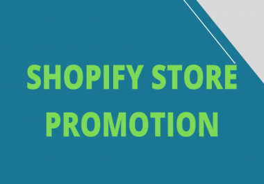 I will provide shopif shop promotion by multi plus backlinks