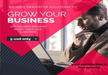 I will boost your marketing campaigns with exclusive email scraping