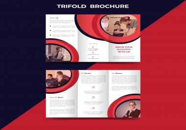 I will design a business trifold brochure,  corporate brochure